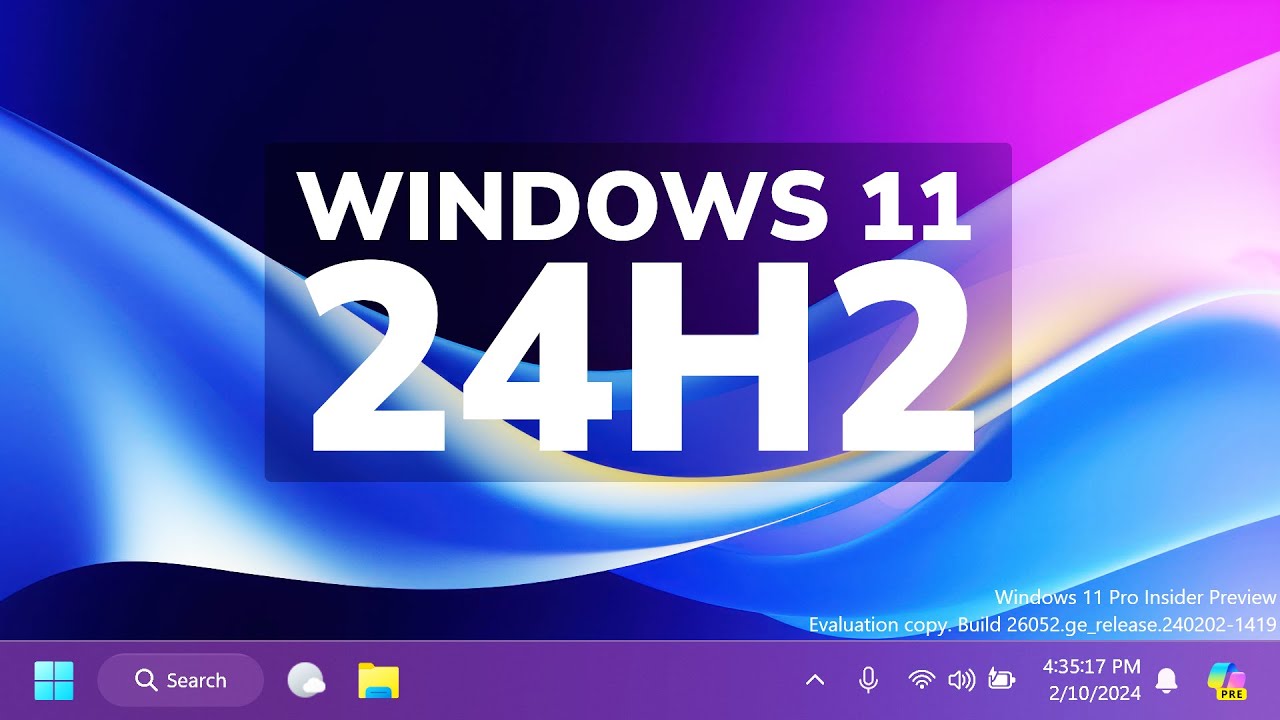 Windows 11 posodobitev 24H2 je skoraj tu - katere novosti lahko pričakujemo?